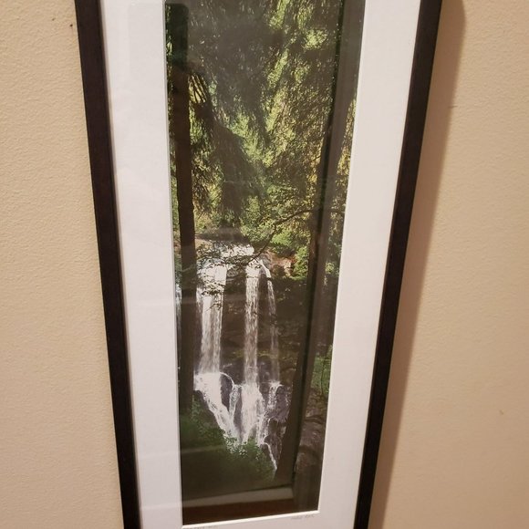 Art Print, Framed Matted Signed, Mark Losh Photography, Dry Falls NC Waterfall - Picture 2 of 8